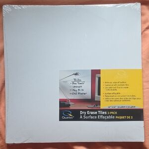 Quartet Dry Erase Tiles 2-Pack - White